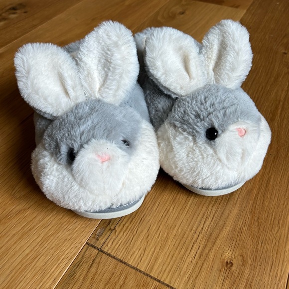Girls Bunny Slippers - Picture 1 of 3